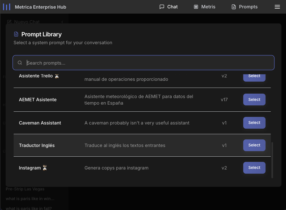 Biblioteca de Prompts