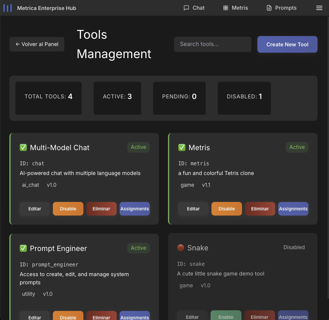 Gestión de Herramientas